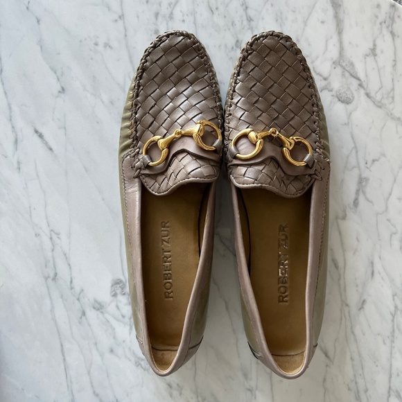 Robert Zur Perlata Driving Loafers, Taupe Patent and True Glove Combo, Size 9 AA - Picture 8 of 9